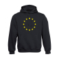 Preview: Europa Hoodie Schwarz (unisex)