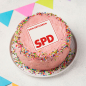 Preview: SPD Ortsverein Tortenaufleger 19cm (1 Stk.)