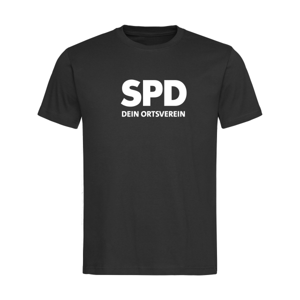 SPD Ortsverein Herren T-Shirt (großes Logo) (Bio Baumwolle)