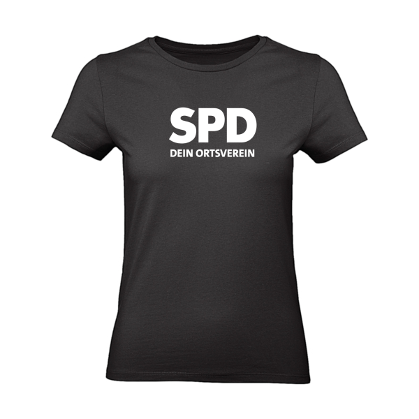 Preview: SPD Ortsverein Damen T-Shirt (großes Logo)