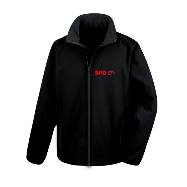 SPD Soziale Politik für Dich Herren Softshell Jacke light