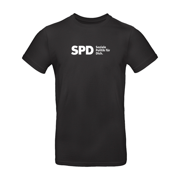 SPD Soziale Politik für Dich Herren T-Shirt (großes Logo)