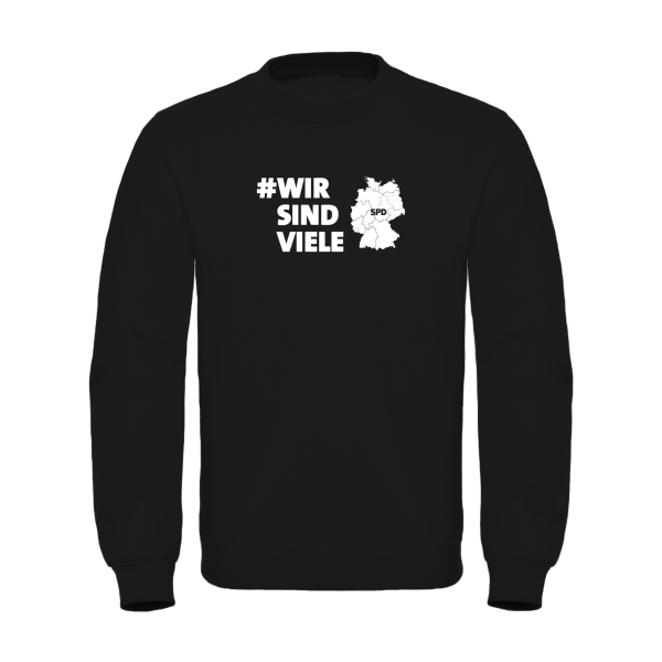 #WIRSINDVIELE Sweatshirt (unisex)