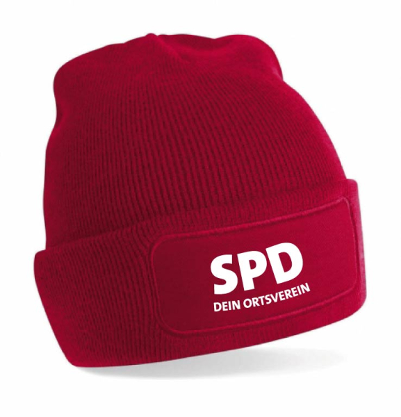 Strickmütze rot - Ortsverein