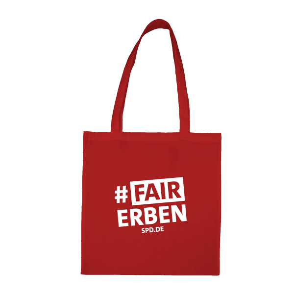 Beutel Rot (lange Tragegriffe) (10er Pack)  #FAIRERBEN