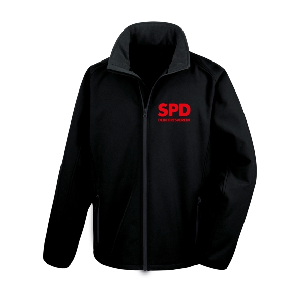 SPD Ortsverein Herren Softshell Jacke light