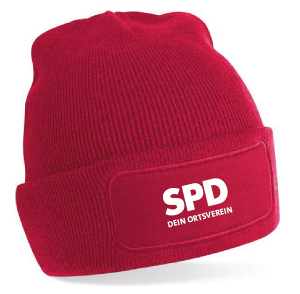 Strickmütze rot - Ortsverein