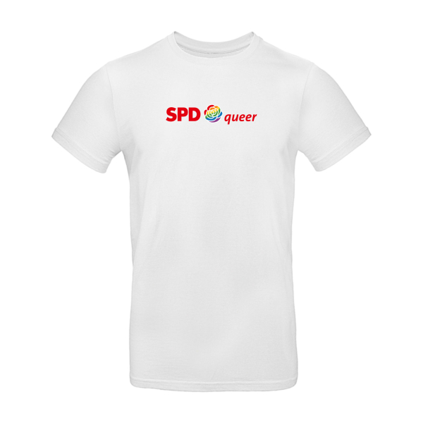 Queer Herren T-Shirt (großes Logo)